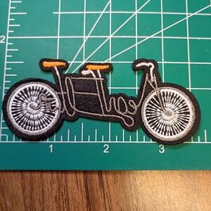 2/$10 Bicycle Embroidered Patch